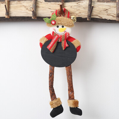 

Gobestart Christmas Tree Ornament Doll Hanging Snowman Santa Claus Door Window Decoration