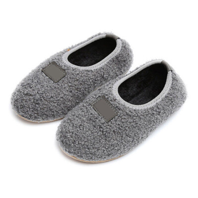 

Children Autumn Winter Korean Version Girl Solid Villus-faced Anti-skid Cotton Shoes Fashionable Baby Girl Casual Shoes