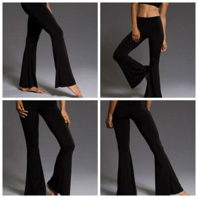 

Fashion Women High Waist Flared Long Pants Slim Yoga Casual Sports Bell Pants