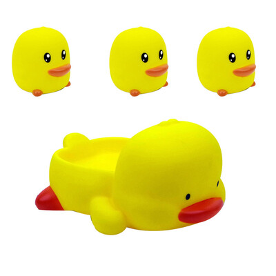 

YIWULA Baby Kids Bath Toys Swimming Wash Play Cartoon Toys Cute Little Yellow Duck