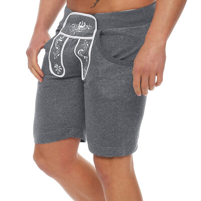 

Gobestart Fashion Mens Elastic Waistband Leisure Printing Expansion Sports Household Trousers
