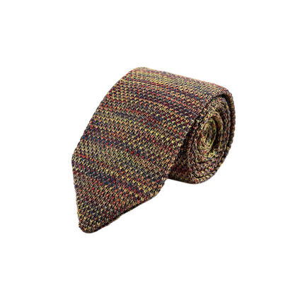 

Men Tie Knit Knitted Skinny Tie 15 Colors Necktie Gentlemen Narrow Slim Woven Ties