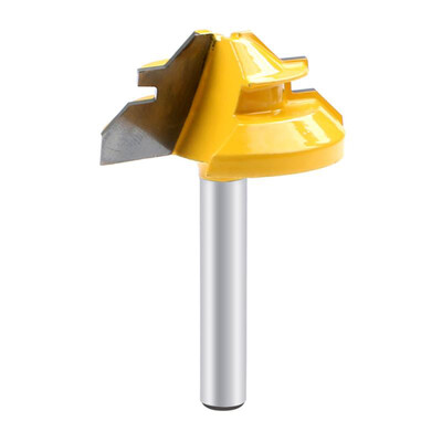

Woodworking Router Bits Wood Cutter 45 Degree Milling Cutter 141-38 Shank Woodwork Cutter Drilling Tool