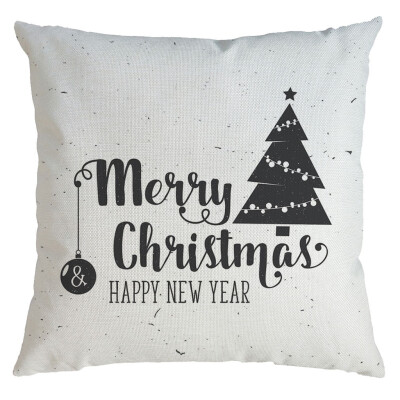 

Siaonvr Christmas Pillow Cover Pillowcases Decorative Sofa Cushion Cover 45x45cm