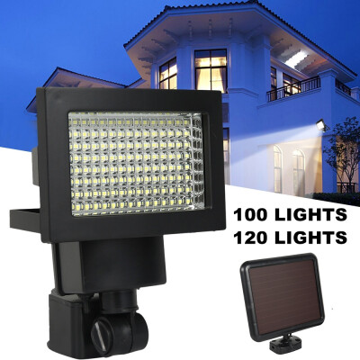 

120100LEDs Garden Motion Sensor Floodlight Waterproof Outdoor LED Light