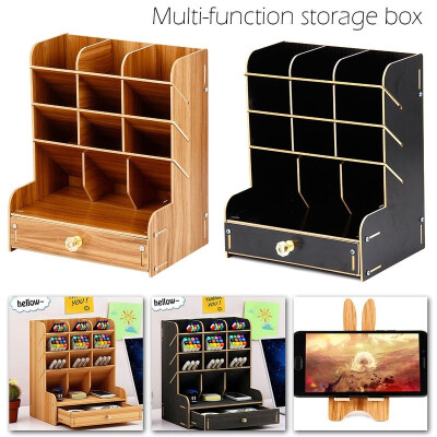 

Multi-Function Storage Box Pen Holder Storage Rack Desk Storage Pen Storage Stationery Storage With Mobile phone holder