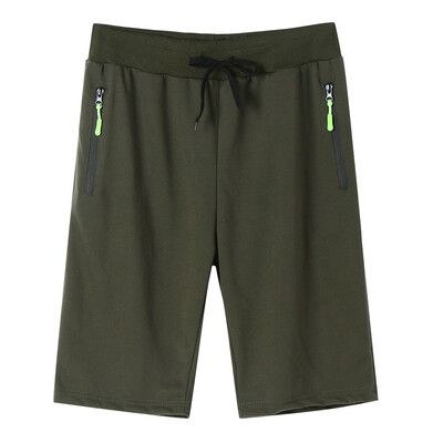 

Gobestart Summer Mens Lace-up Pocket Casual Solid Color Five-point Shorts
