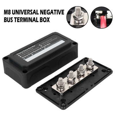 

M8 Universal Negative Bus Terminal Box Power Distribution Bus Bar Car Supply