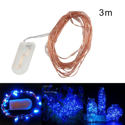 

Fairy Lights Copper Wire LED String Lights Battery Operated Decorative For Home Garden Party Bars Indoor Outdoor Decorations