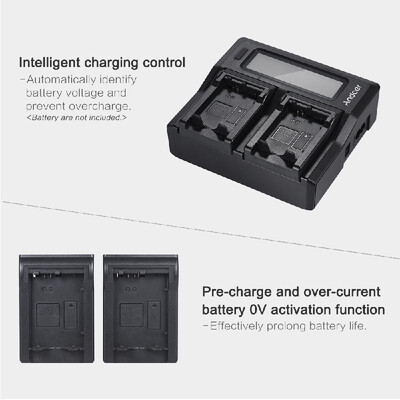 

Andoer NP-FZ100 Dual Channel LCD Camera Battery Charger for Sony A7III A9 A7RIII A7SIII with DC Car Charger