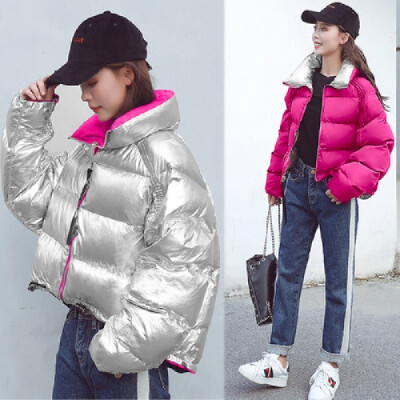 

Double face coat jacket padded jacket short bread suit thickened star comfortable double face down jacket