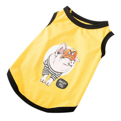 

Cute Pet Dog Clothes Cartoon Cat T-shirt Soft Puppy Dogs Clothes Pet Clothing Summer Shirt Casual Vests For Small Pets