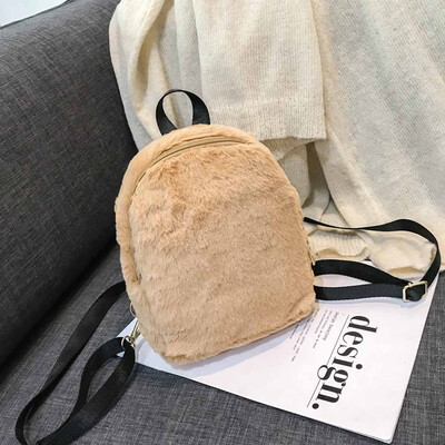 

Tailored Womens Plush Backpack Multi-Function Shoulder Messenger Package New Handbag