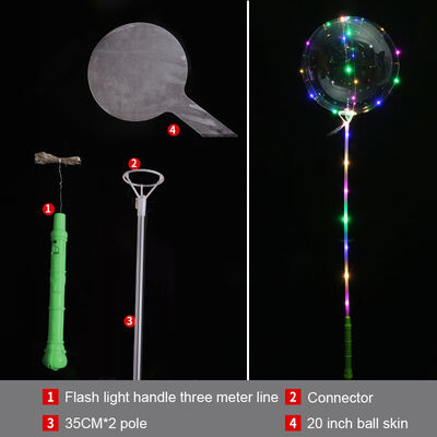 

Party Flashing Often Bright Balloons Holding Wave Ball ins Net Red Balloon Lights