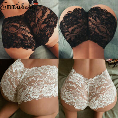 

US Women Sexy G-string Thongs Panties Lace Hollow Bow Briefs Lingerie Underwear