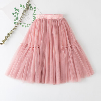 

Baby Girl Clothes Cute Pink Tutu Skirt Kids Princess Girls Skirt Fluffy Ball Gown Pettiskirt Birthday Party Kawaii Skirts 3-8Y