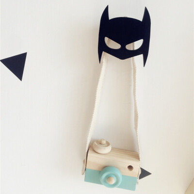 

Creative Wooden Rocket Bat Batman Decoration Hook For Childrens Room Wall Decoration Hanger Hook Holder Home Decor