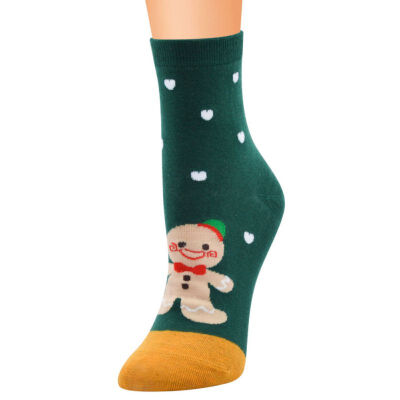 

Christmas Socks Unisex Santa Claus Cotton Adult Middle Tube Spring Autumn Winter Wearing Cartoon Socks