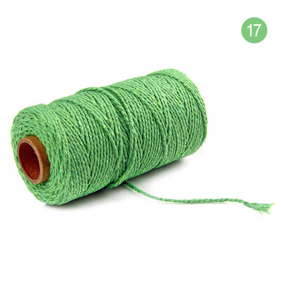 

Toponeto 100m Long100Yard Pure Cotton Twisted Cord Rope Crafts Macrame Artisan String