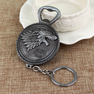 

NEW Game of Thrones House Stark Winter Is Coming Keychain&Bottle Opener