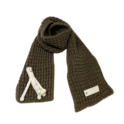 

5-8T Children Boys Girls Scarf Fashion Winter Kids Scarves Warm Cute Soft Scarf Collar Knitted Children Stretch Neck Ring