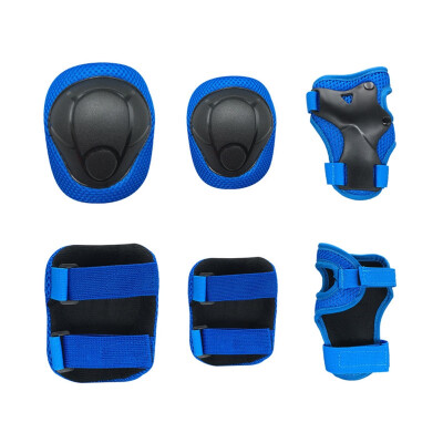 

6pcsset Children KneeElbow Pads protective gears for longboard skateboard Bicycle Ice Inline Roller Skate Protector