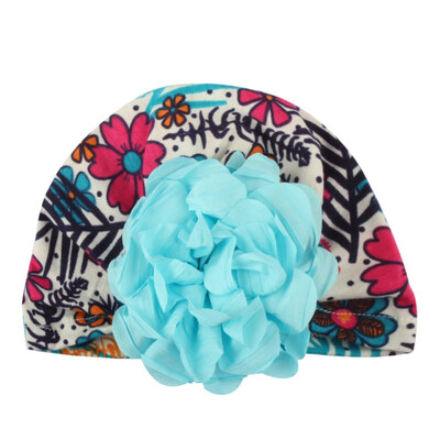 

Newborn Baby Girl Boy Soft Cute Flower Turban Knot Hospital Hats Toddler Floral Caps Headwear