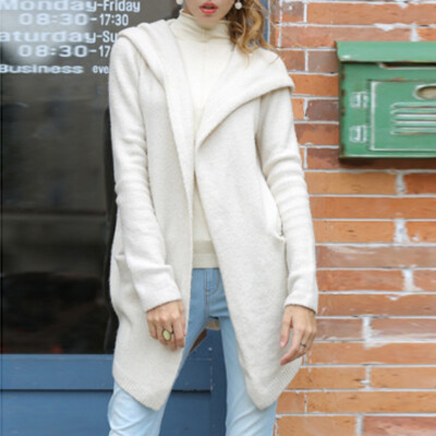 

Tailored Fashion Women Pocket Long Sleeve Cardigan Casual Loose Sweater Tops Trench Coat