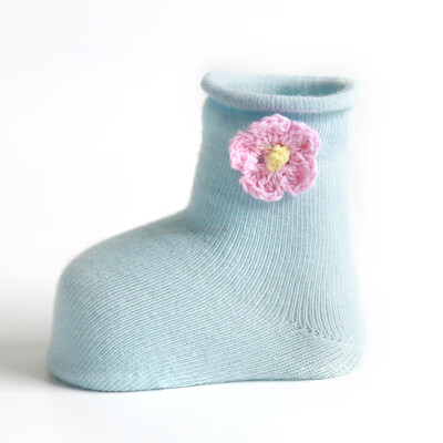

Newborn Baby Sock Flower Pattern Sole Soft Sock Boys Girls Sock Infant Toddler Anti-slip Floor Socks