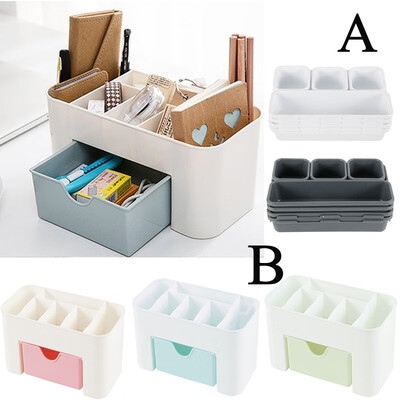 

Storage Organizer Box Drawer Make Up Brush Holder Storage Pot Plastic Makeup Storage Box Cosmetic Storage Box
