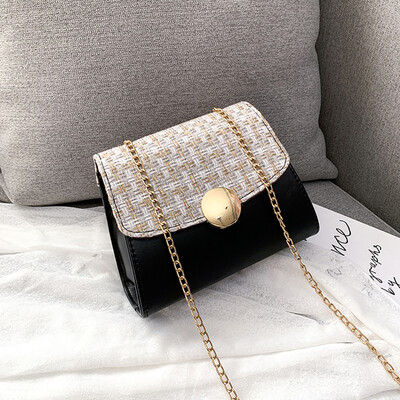 

Tailored Women Wild Fresh Wool Bag Simple Chain Fashion Shoulder Messenger Bag