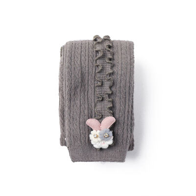 

Girls Leggings Candy Color Lace Ruffle Leggings with Cute Decor for 0-5Y Baby Girl Kids Children Soft warm pants