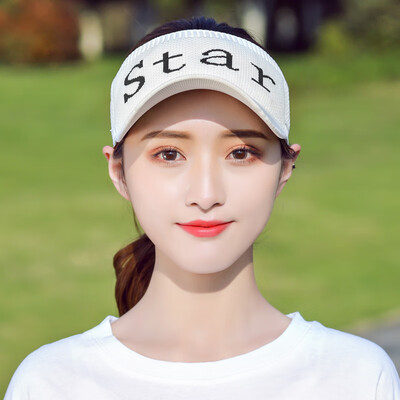 

Summer sunscreen&sunshade STAR empty cap anti-ultraviolet sun cap overhang fashion for men&women