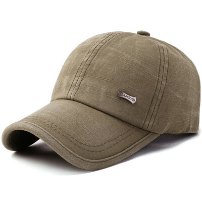 

Unisex Women Men Adjustable Baseball Caps Hip-Hop Cotton Snap back Hat Plain Trucker Cap