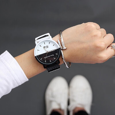 

Korean fashion belt watch female student trend mens belt watch ladies watch mens couple quartz watch Im a boy