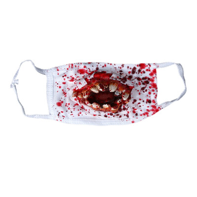 

Halloween Ghost Festival Decoration Props Horror Doctor Mask Denture With Blood Mask