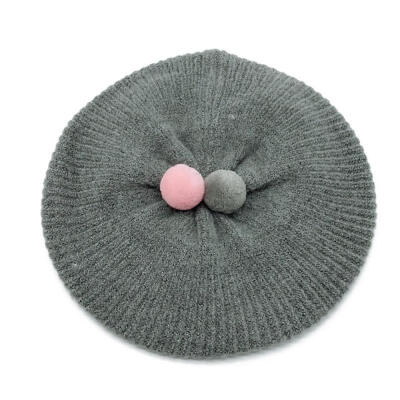 

Baby newborn caps cotton Autumn Winter Fashion Knitted Baby Girl Hats Candy Color Design Retro Kids Toddler Beret Cap