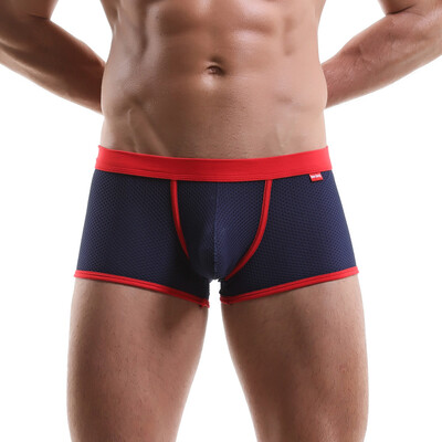 

Tailored Mens Sexy Underwear Mesh Breathable Comfort Pants Sexy Boxer Underpants