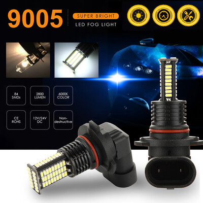 

2x Lamps IP68 Bulbs 12V-24V Car LED Fog Lights 6000K 2800LM For BMW Ford Parts
