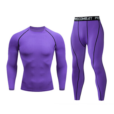 

Toponeto Mens Casual Fitness Fast Drying Elastic Long Sleeve Short Pants Sports Suit