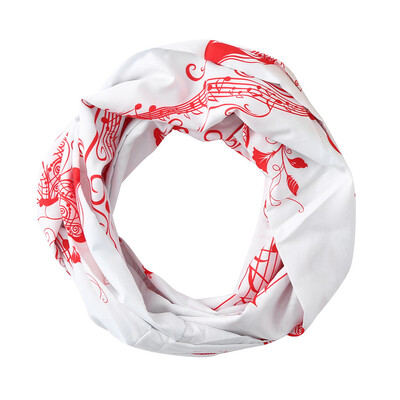 

Gobestart Women Print Winter Convertible Infinity Loop Scarf Zipper Pocket Scarves