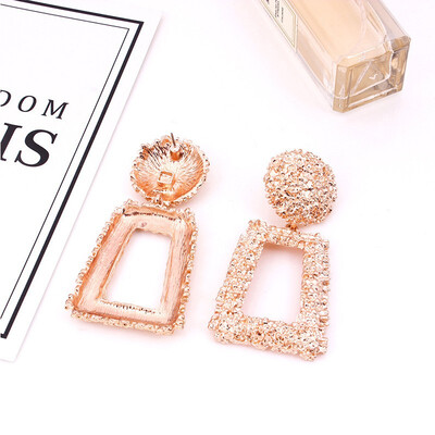 

NeillieN Earringpersonality geometry square metal EarringsEuropean&American fashion jewelryGirl Earrings Fashion Earrings
