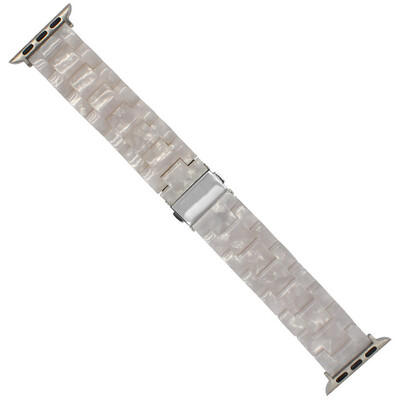 

〖Follure〗Luxury Crystal Resin Agate Beads Band Wrist Strap For Appl iwatch 4 40MM