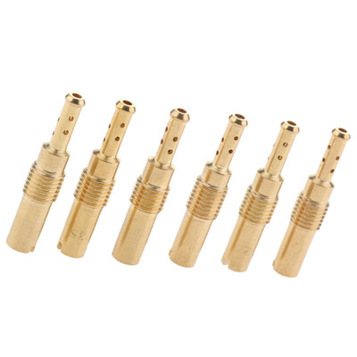 

6Carburetor Nozzles Fuel Injector Jets 32 35 38 40 42 45 For PWK Keihin OKO CVK