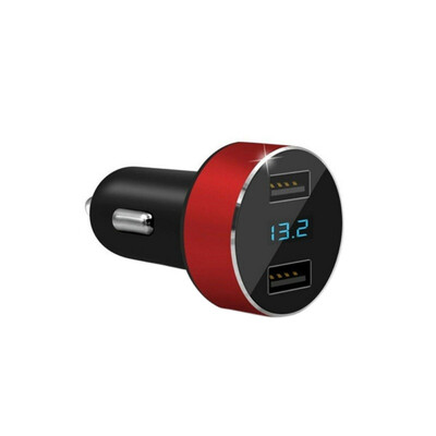 

Dual USB 31A Car Charger Digital Display Voltage Measurement Fast Charging Adapter