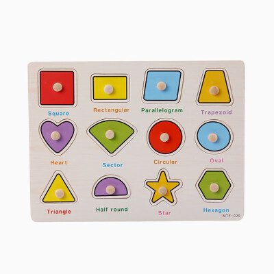 

Gobestart Wooden Number Lette Puzzle Jigsaw Early Learning Baby Kids Educational Toys F