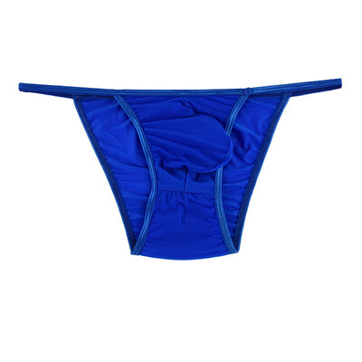 

Mens Sexy Bikini G String Briefs Thongs Low Waist Bulge Pouch Solid Underwear