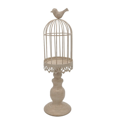 

Gobestart Birdcage Candle Holder Vintage Candle Stick Holders Wedding Candle Centerpiece