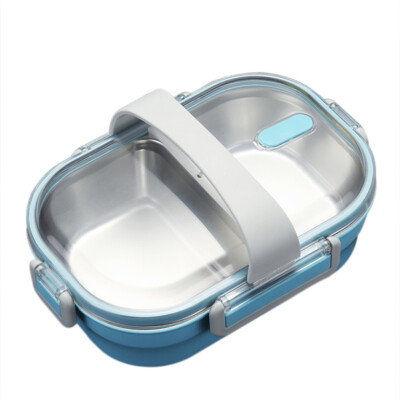 

Stainless Steel Japanese-style Lunch Box Compartment Insulated Bento Box Student Portable Lunch Boxes Food Container For Camp