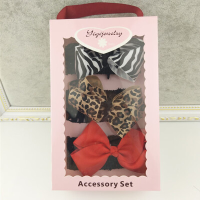 

Gobestart 3PCS Girl Bow Pearl Hair Accessories Small Fresh Headwear Set